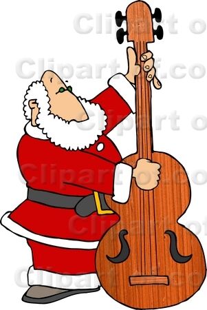 6088_santa_claus_playing_christmas_music_on_a_double_bass